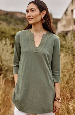 Pure Jill Trapunto Tunic
