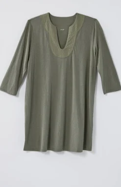 Pure Jill Trapunto Tunic