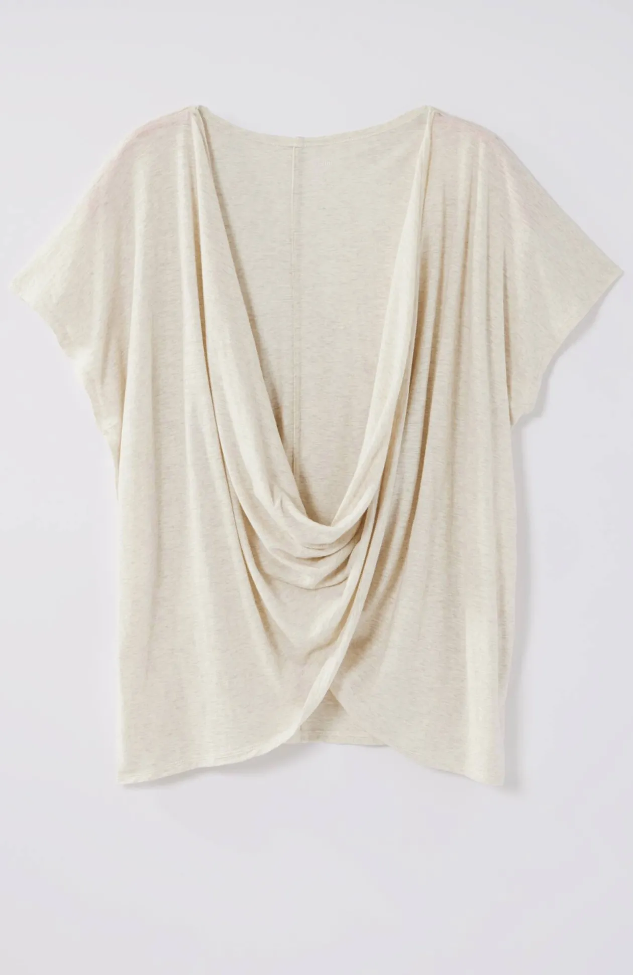 Pure Jill Twisted-Drape-Front Top