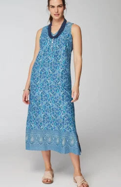 Pure Jill Waist-Seamed Maxi Dress