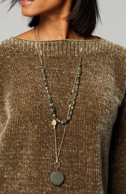 Pyrite Pendant Necklace