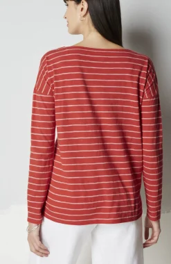 Relaxed Boat-Neck Tee