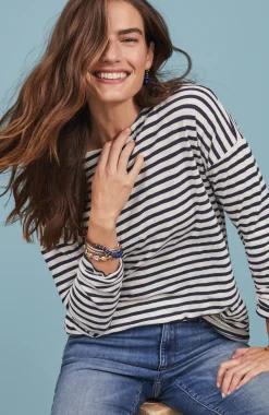 Relaxed Boat-Neck Tee