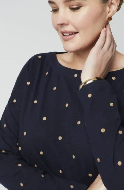 Relaxed Boat-Neck Tee