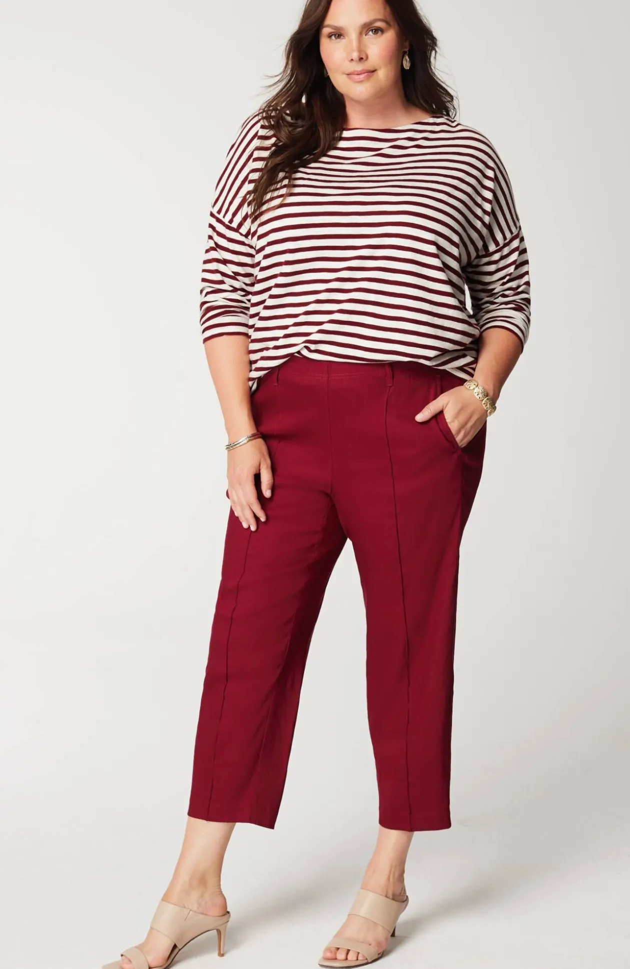Relaxed Boat-Neck Tee