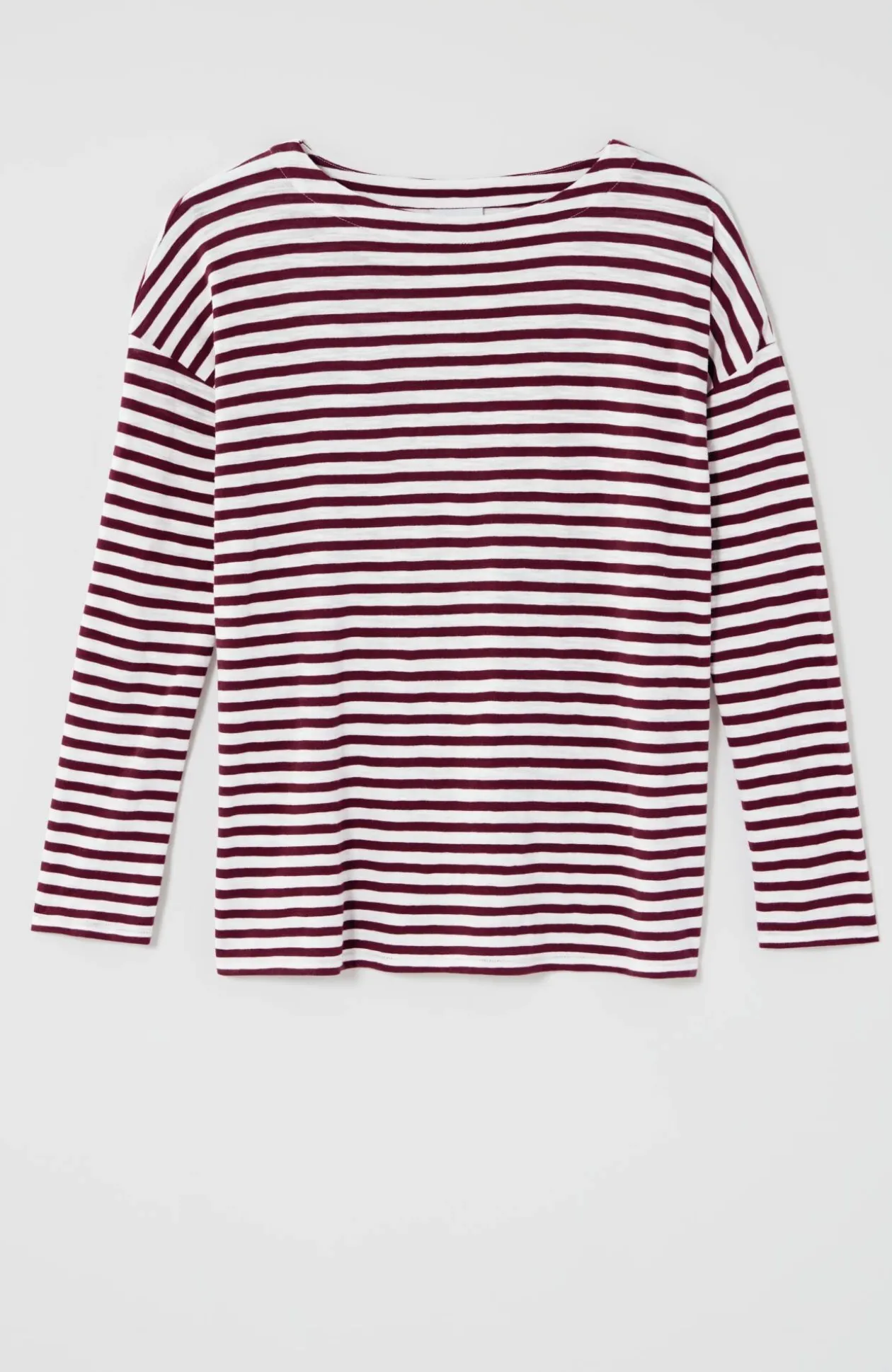 Relaxed Boat-Neck Tee