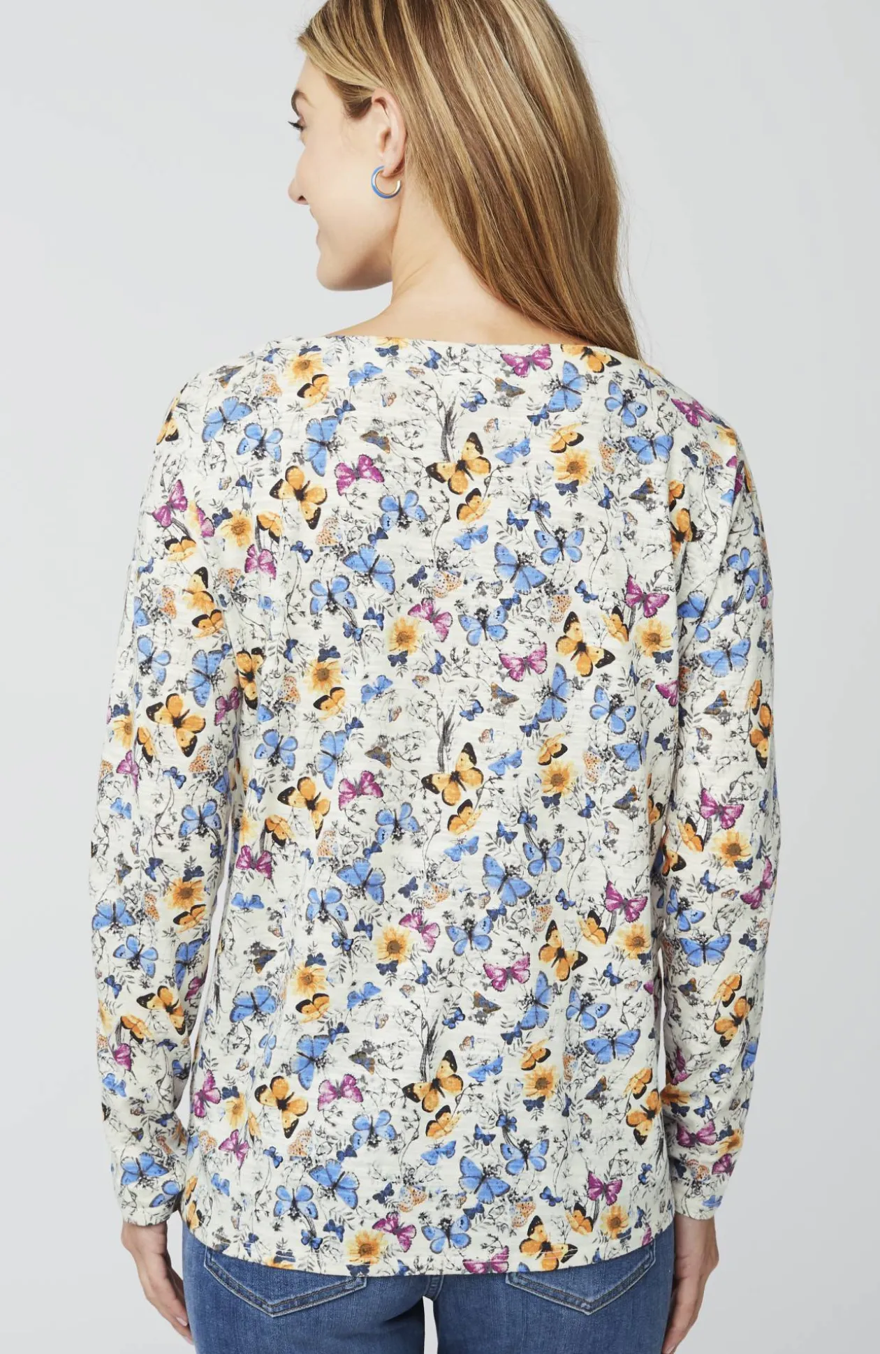 Relaxed Boat-Neck Tee