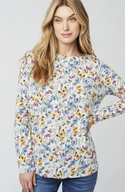 Relaxed Boat-Neck Tee