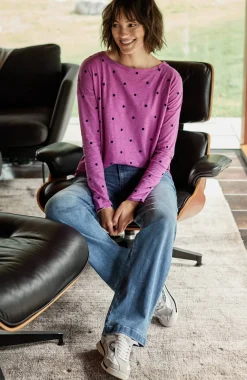 Relaxed Boat-Neck Tee