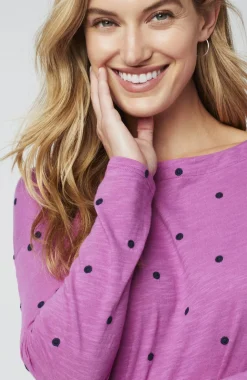 Relaxed Boat-Neck Tee