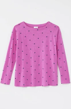Relaxed Boat-Neck Tee