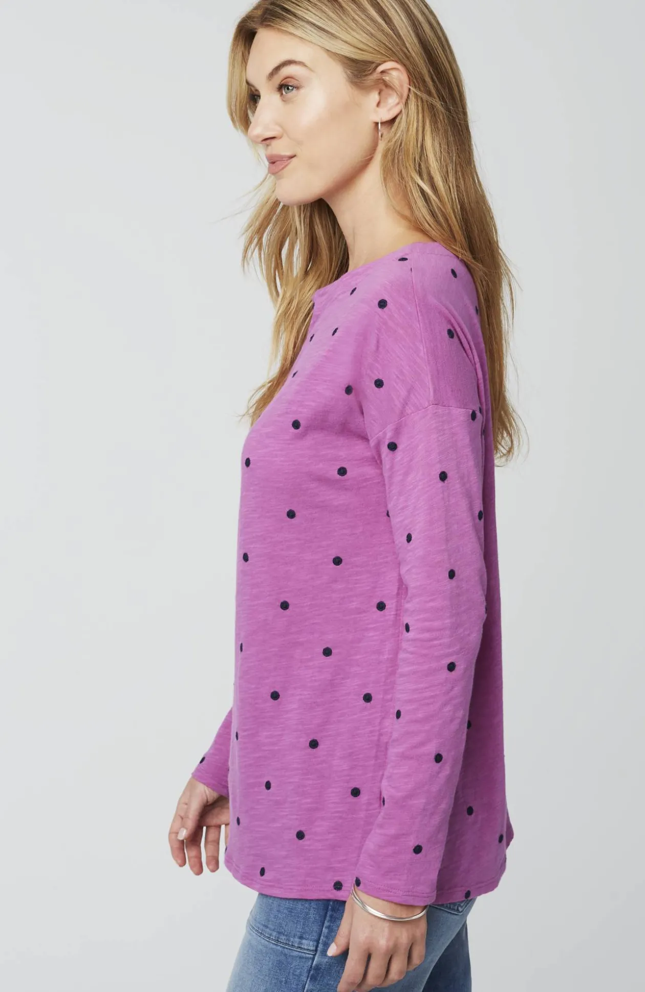 Relaxed Boat-Neck Tee