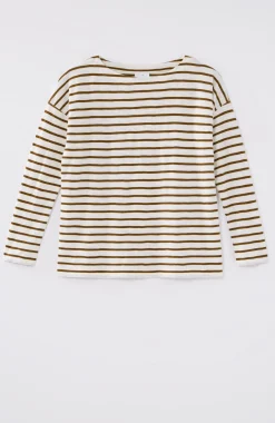Relaxed Boat-Neck Tee