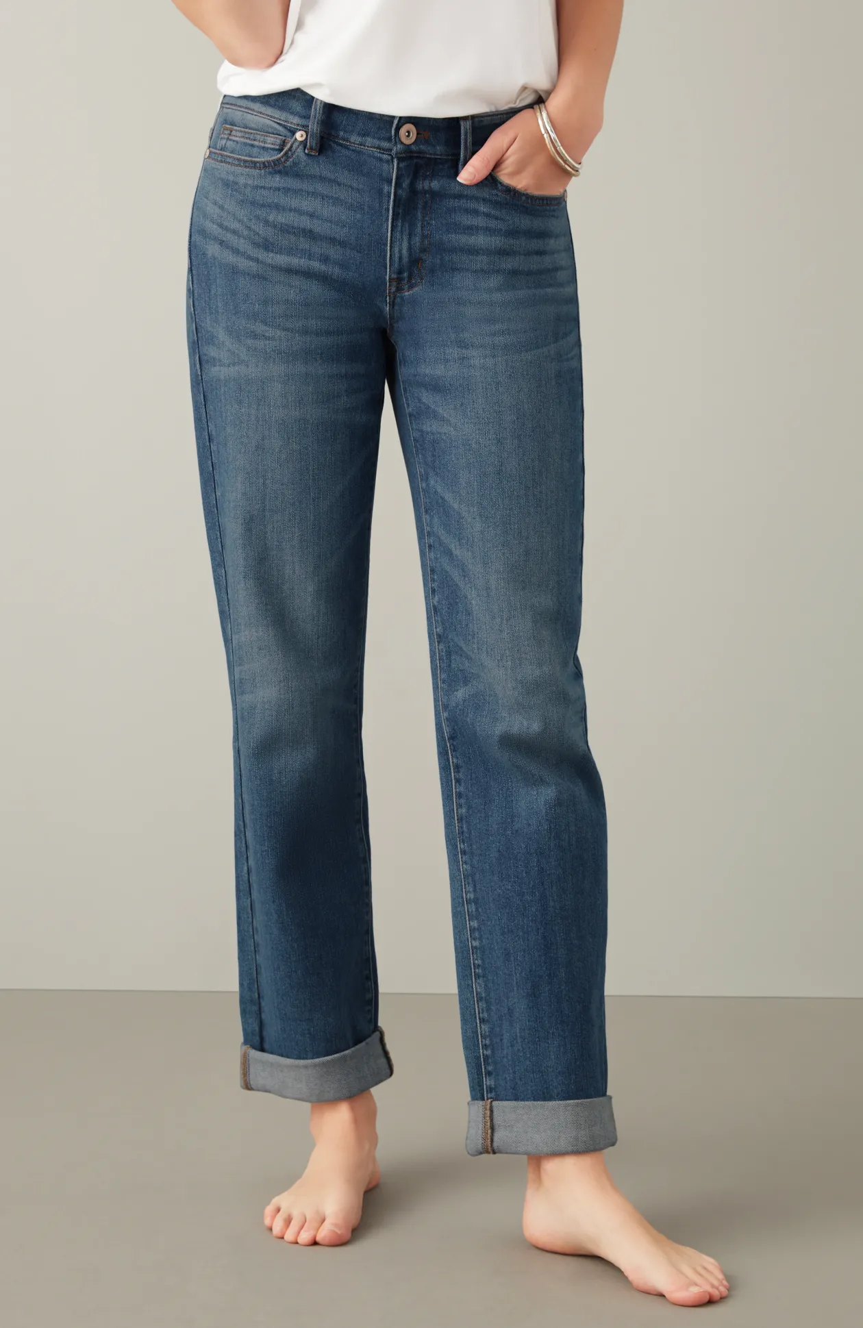 Relaxed Boyfriend Jeans