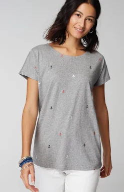 Relaxed Dolman-Sleeve Tee