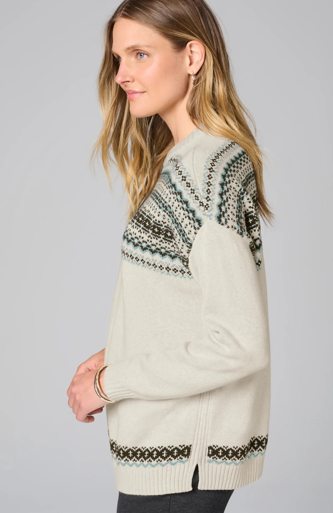 Relaxed Fair Isle Sweater