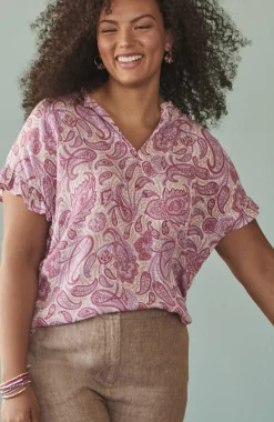 Relaxed Ruffle Top