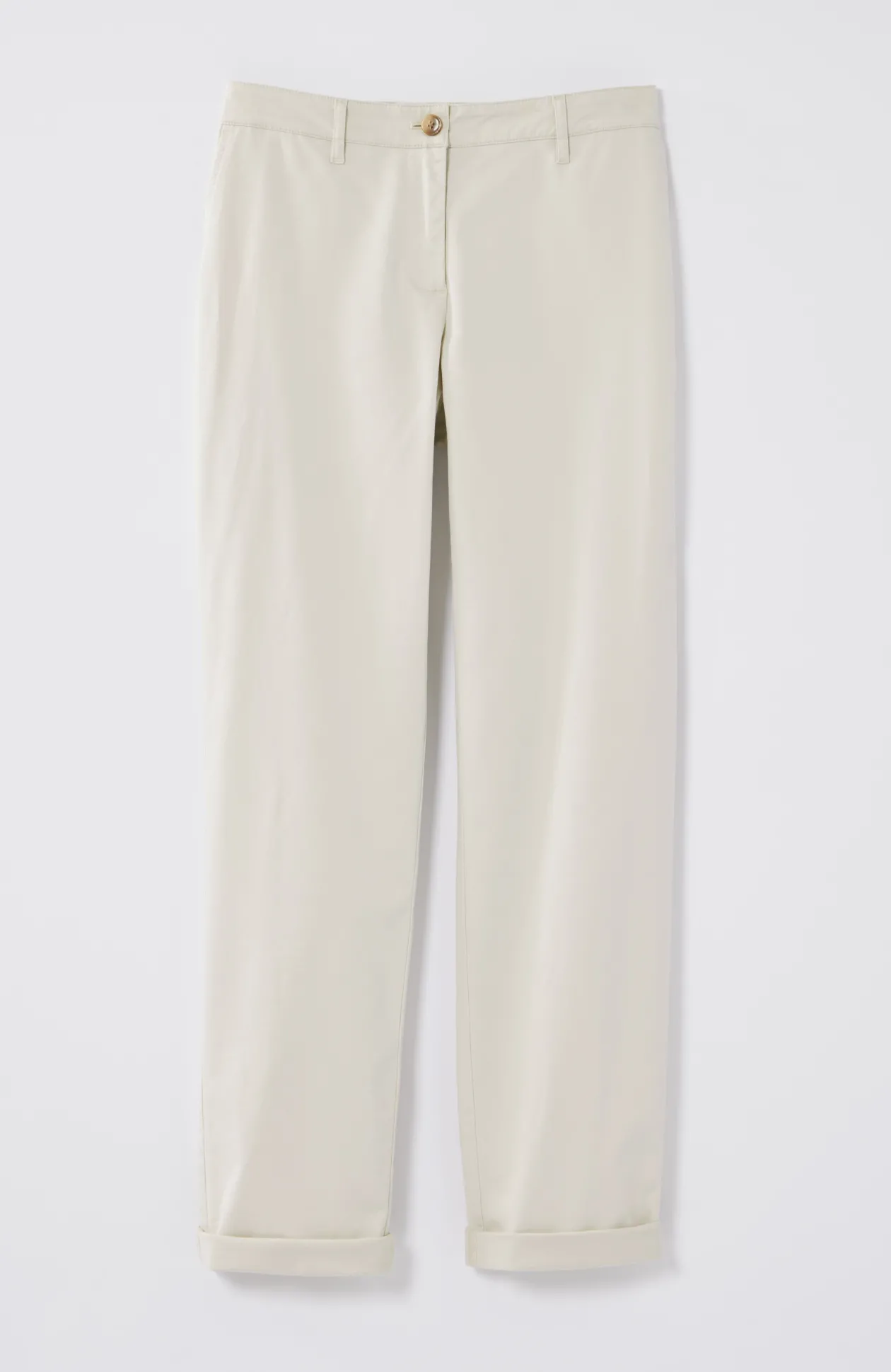 Relaxed Straight-Leg Chino Pants