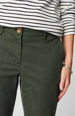 Relaxed Straight-Leg Chino Pants