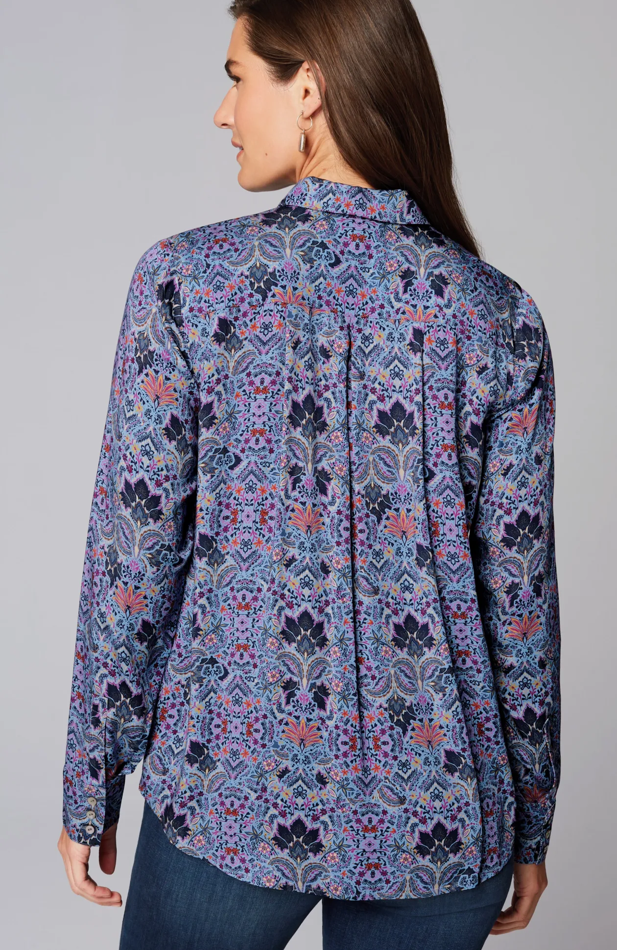 Satin A-Line Shirt