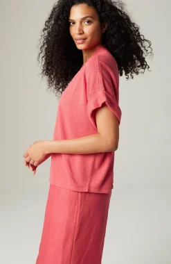 Short Cuffed-Sleeve Open-Front Cardi