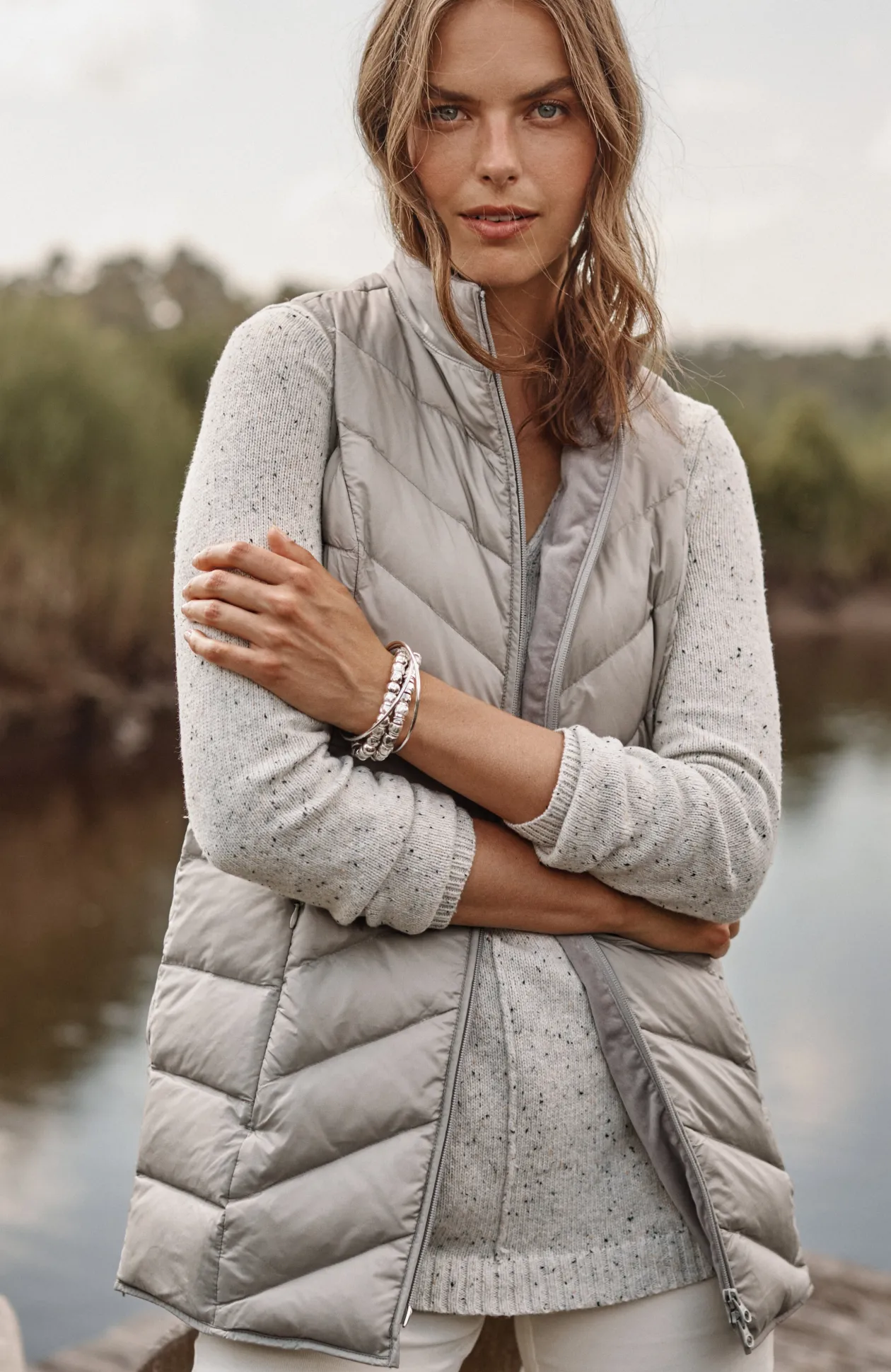 Side-Zip Down Puffer Vest