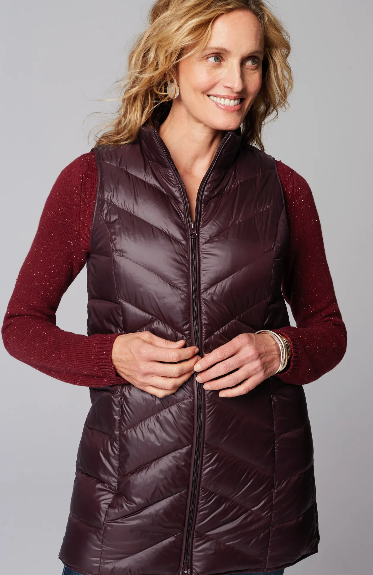Side-Zip Down Puffer Vest
