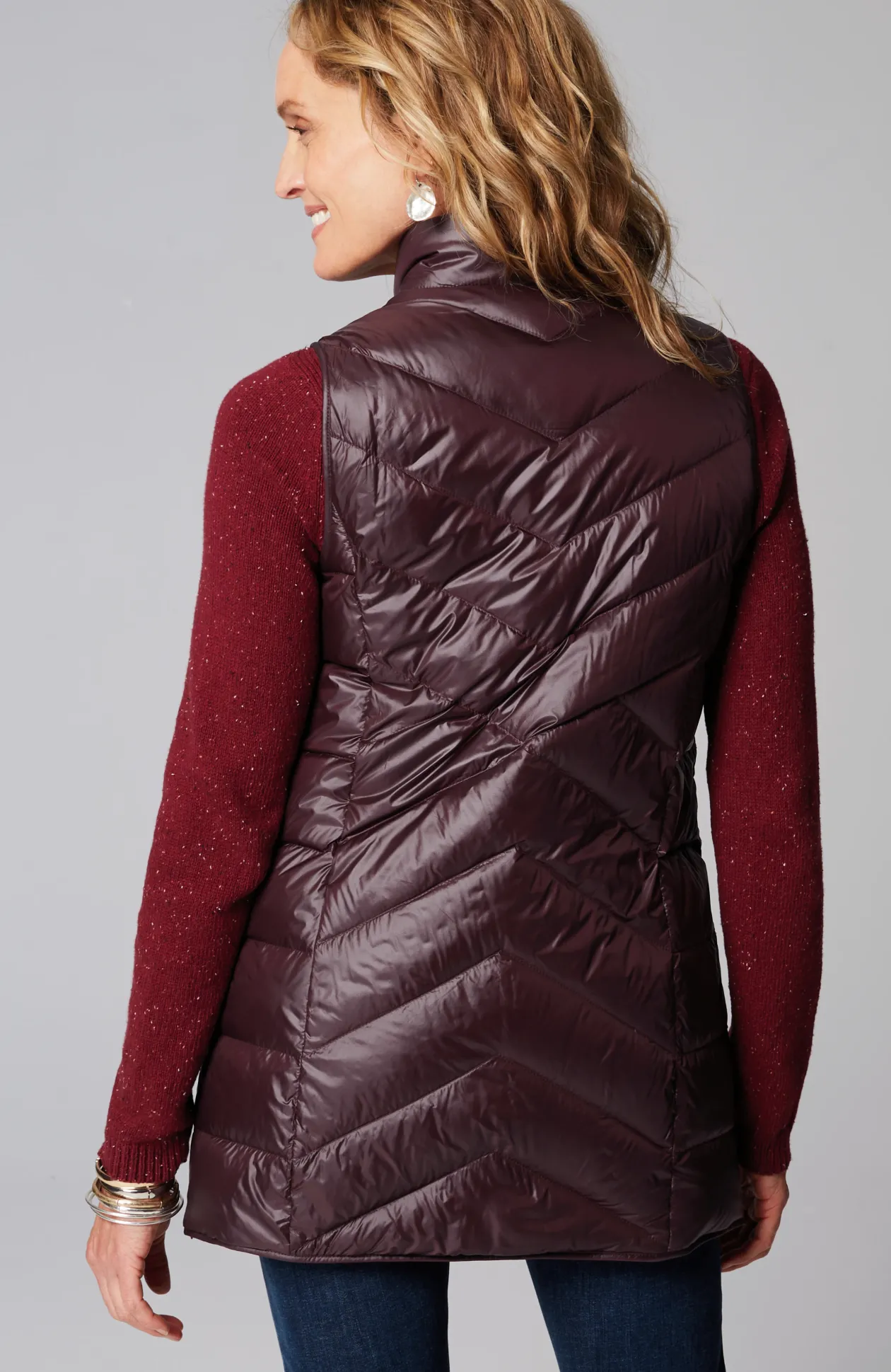 Side-Zip Down Puffer Vest