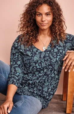 Simply Supima® Side-Slit Tunic