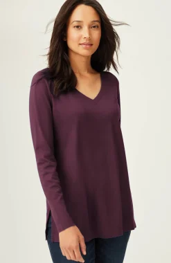 Simply Supima® Side-Slit Tunic