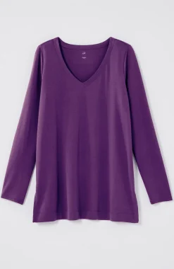 Simply Supima® Side-Slit Tunic