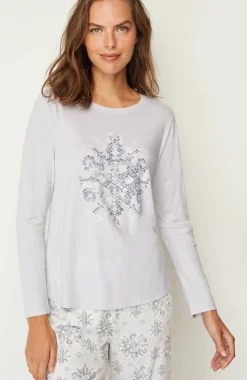 Sleep Ultrasoft Long-Sleeve Top