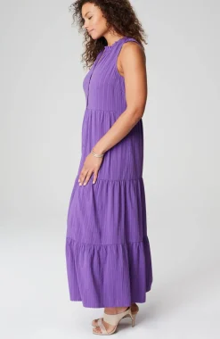 Sleeveless Tiered Maxi Dress