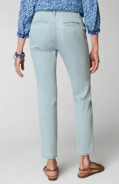 Slim-Leg Denim Trousers