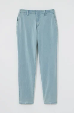 Slim-Leg Denim Trousers