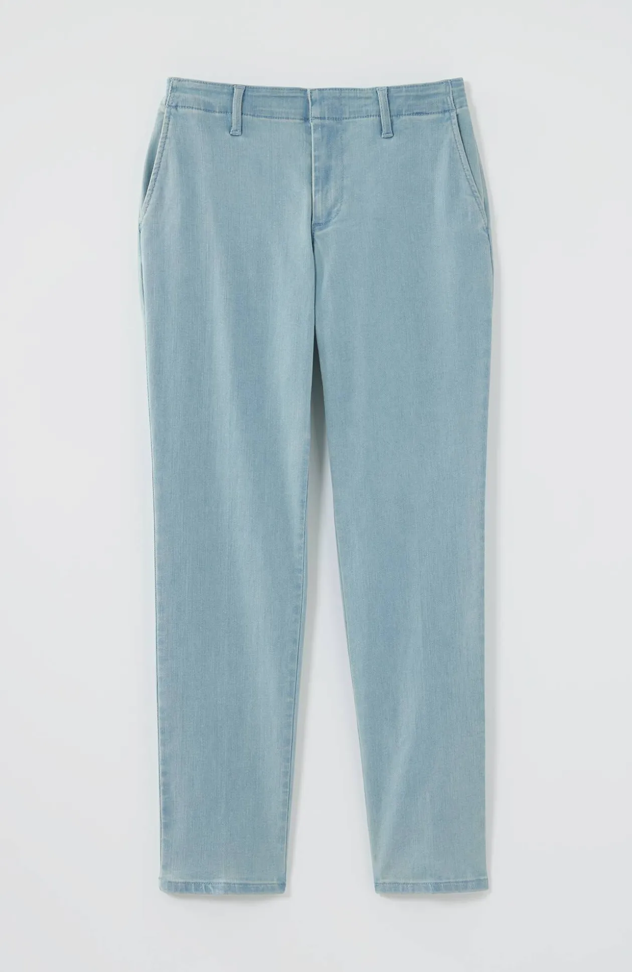Slim-Leg Denim Trousers