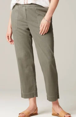 Slim-Leg Twill Cargo Pants