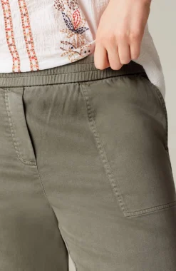 Slim-Leg Twill Cargo Pants