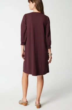 Smocked Henley Dress