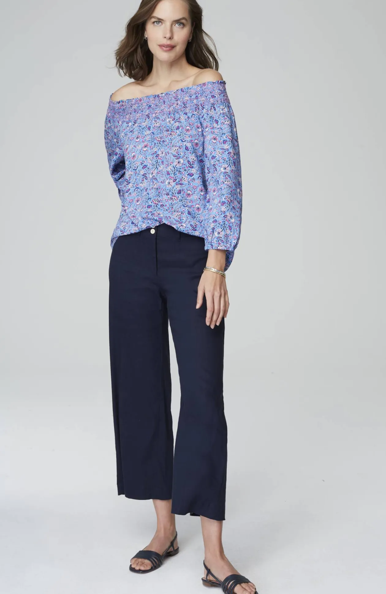 Smocked Two-Way A-Line Top