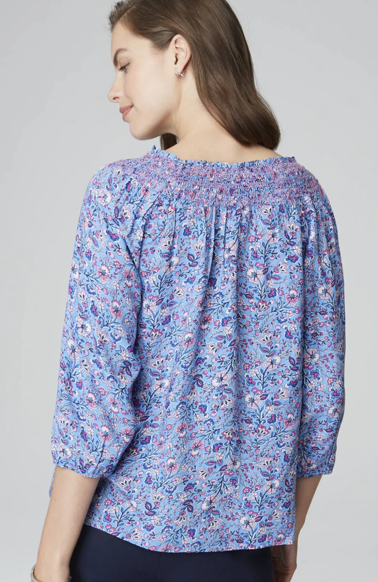 Smocked Two-Way A-Line Top
