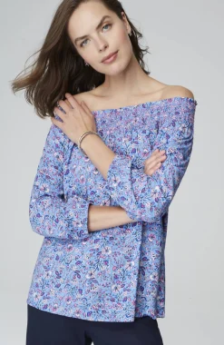 Smocked Two-Way A-Line Top