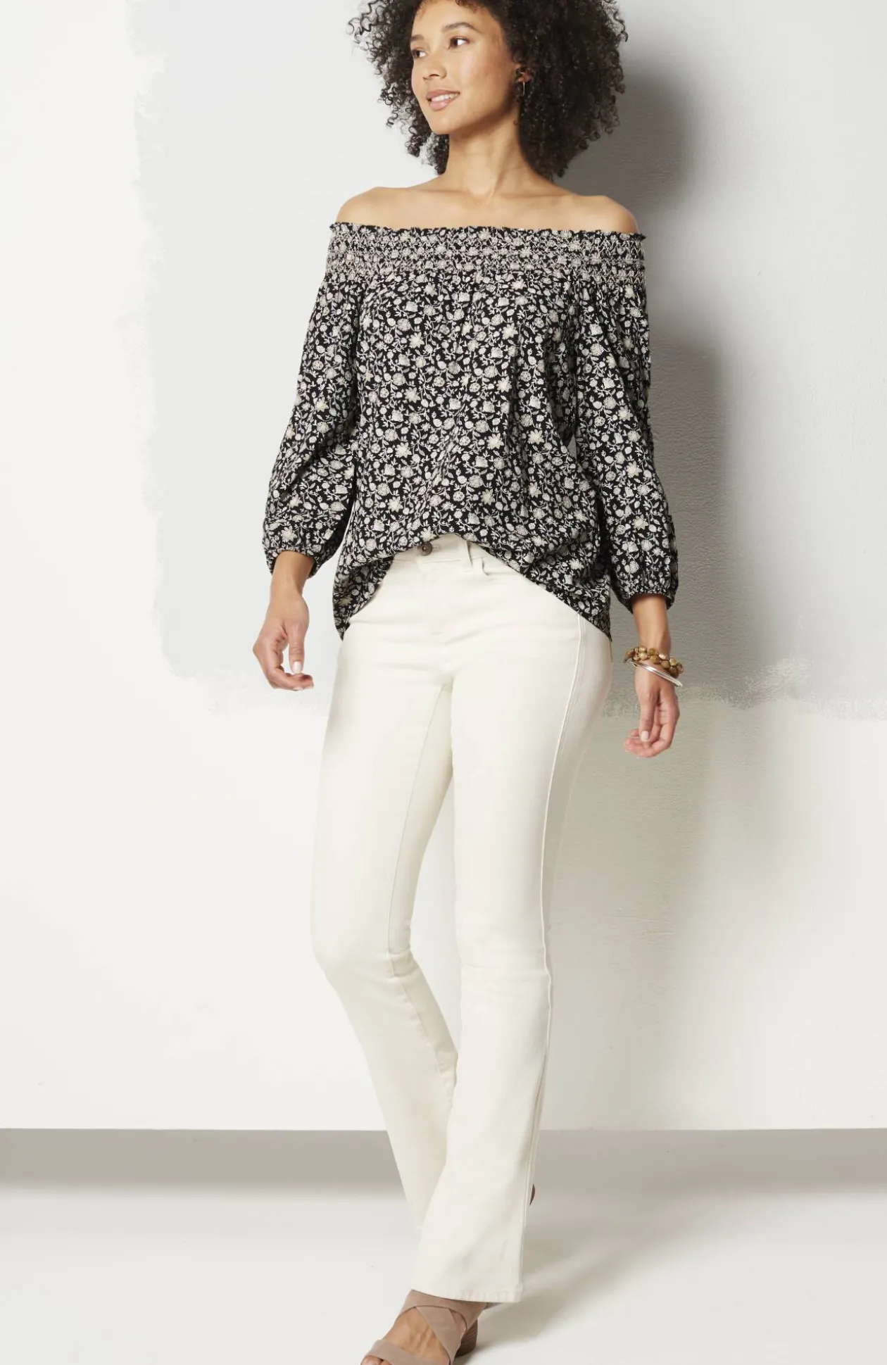 Smocked Two-Way A-Line Top