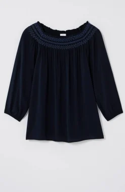 Smocked Two-Way A-Line Top