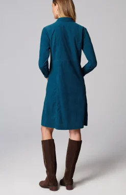 Soft Cord Shirtdress