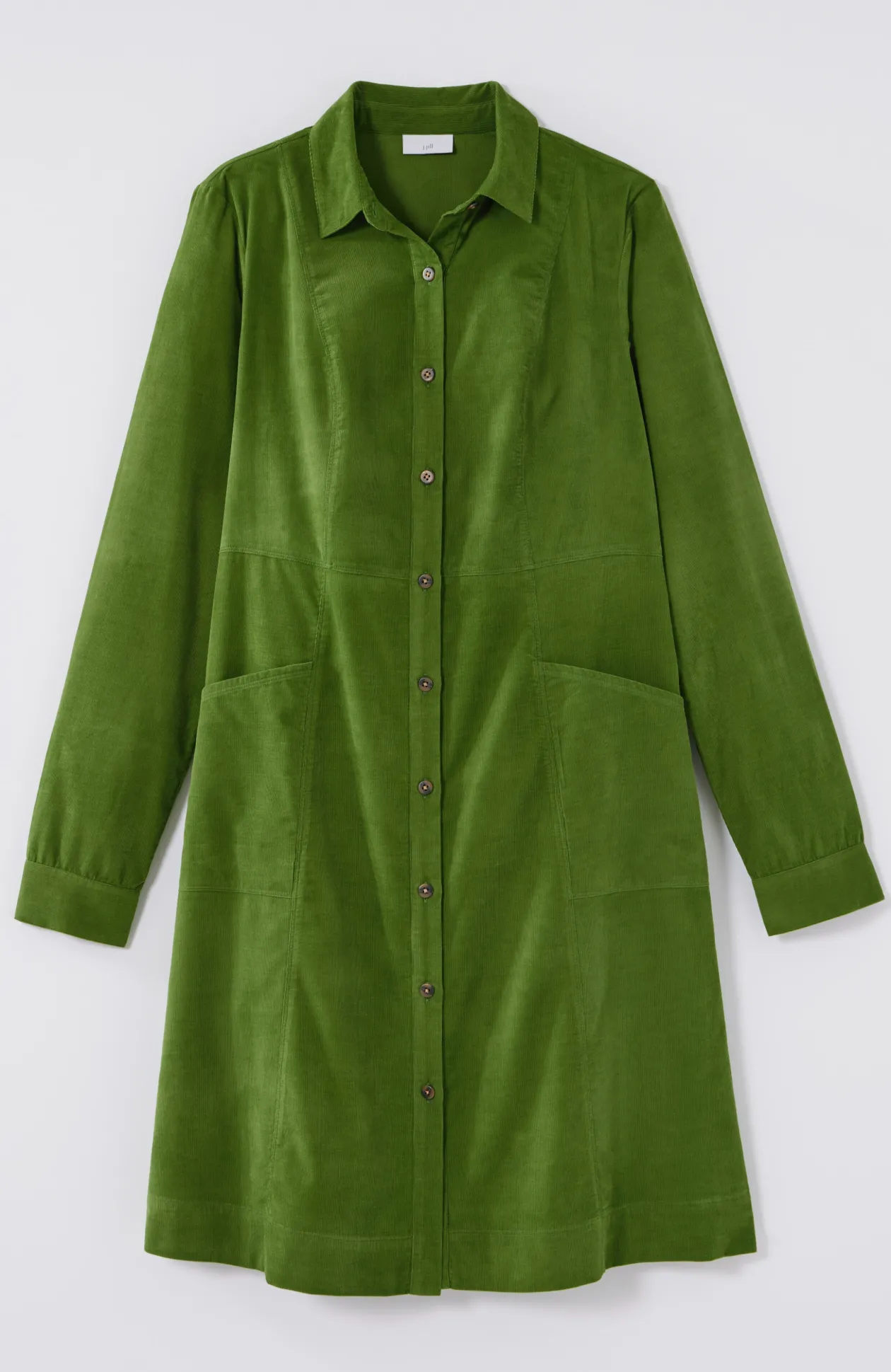 Soft Cord Shirtdress