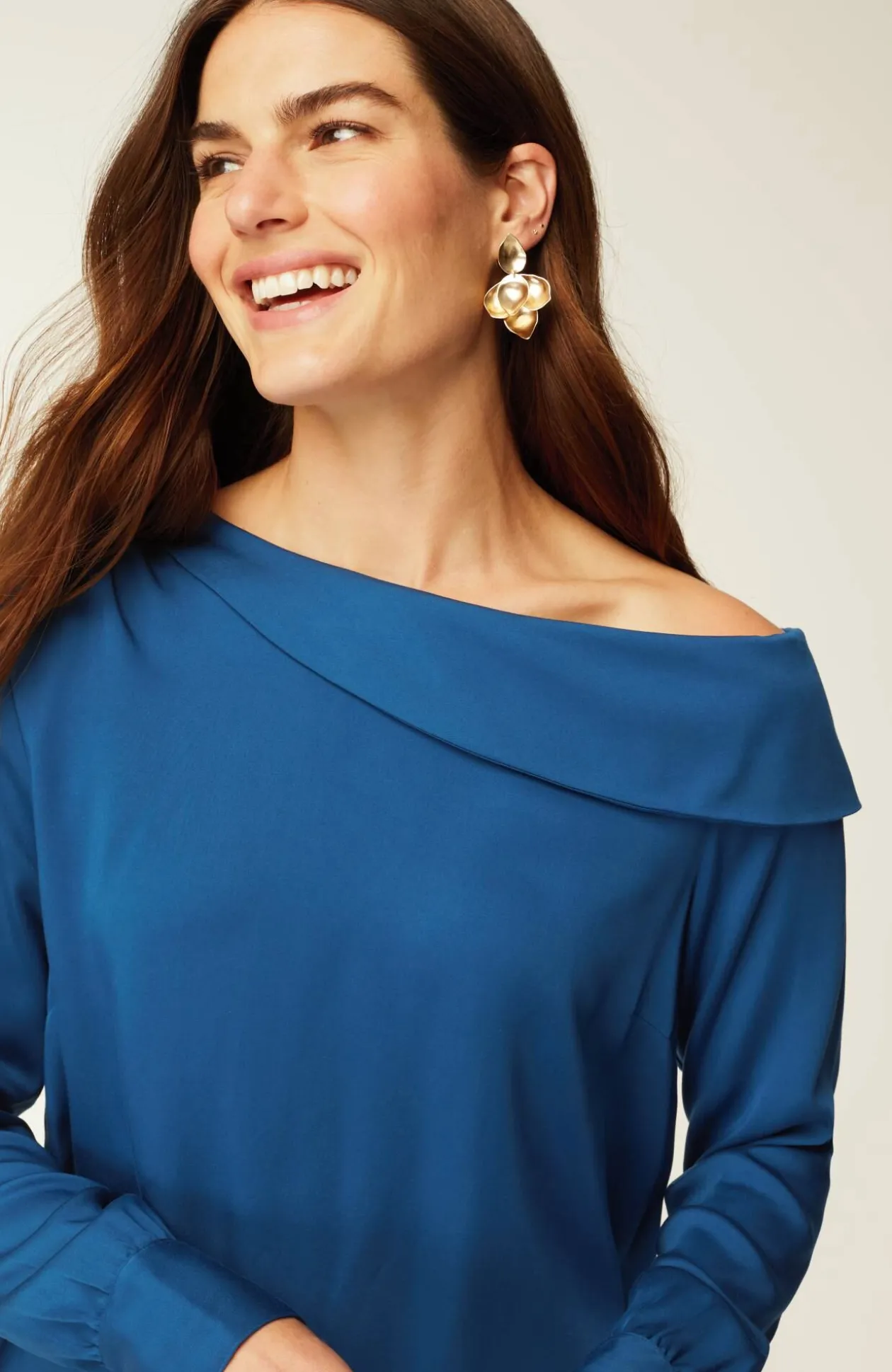Soft Luxe One-Shoulder Top