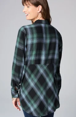 Soft Plaid Tunic
