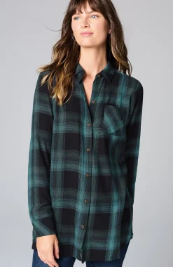 Soft Plaid Tunic