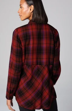 Soft Plaid Tunic
